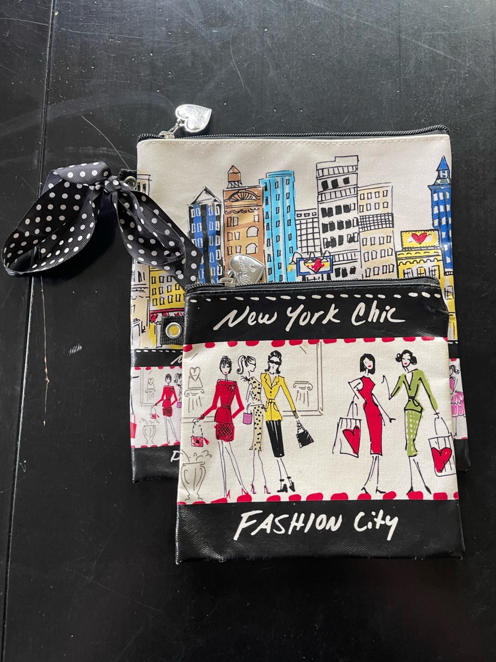 Brighton New York Model Fashion City Pouch Set